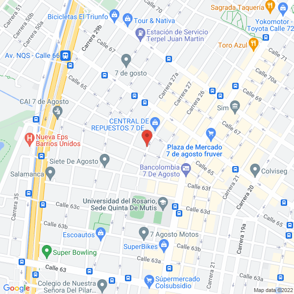 Mapa de Hugomazda Ltda.
