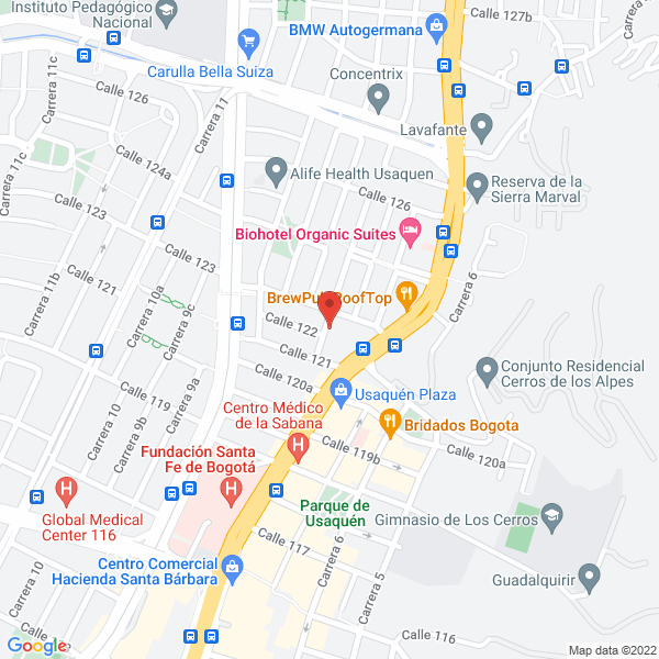 Mapa de Human Factor Consulting H F C S.A.S.