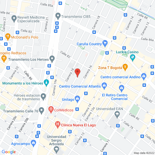 Mapa de Jpe Ingeniería Ltda.