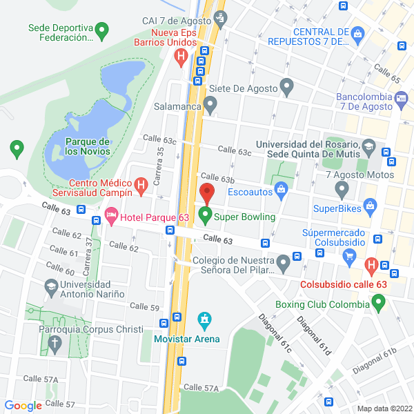 Mapa de Madetecno S.A.