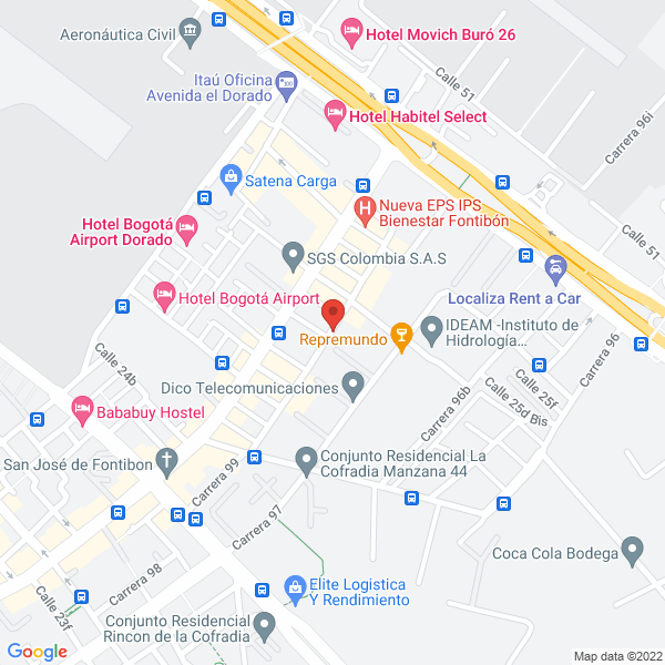 Mapa de Logística Universal S.A.S.