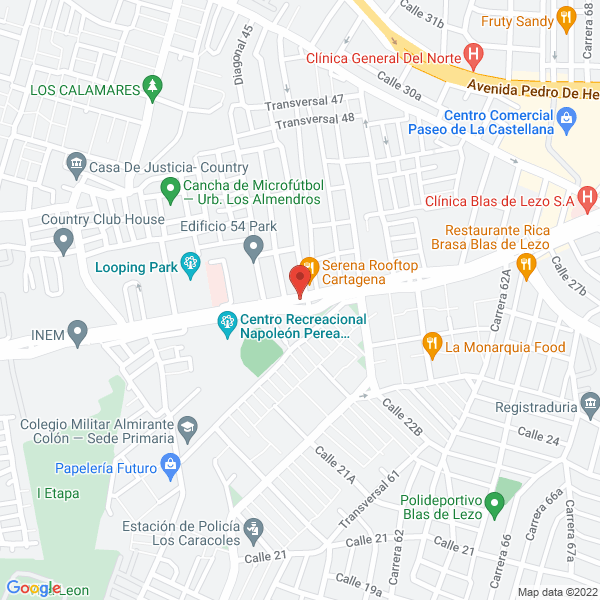 Map of Jcm Refrigeración Ltda.