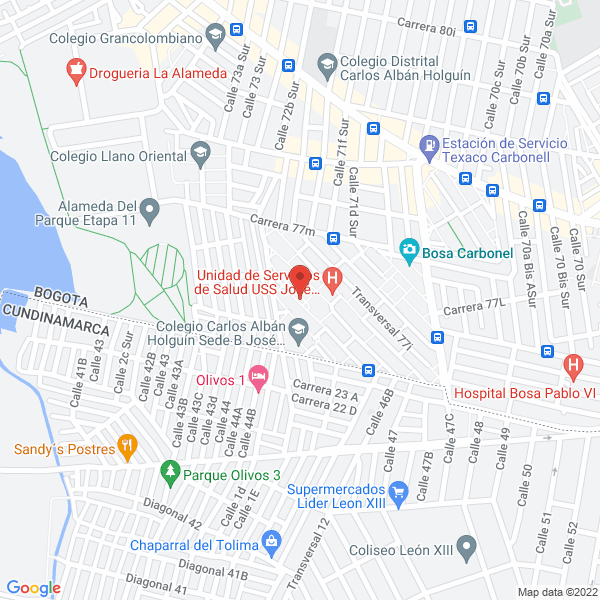 Mapa de Jgm Refrigeración Industrial S.A.S.