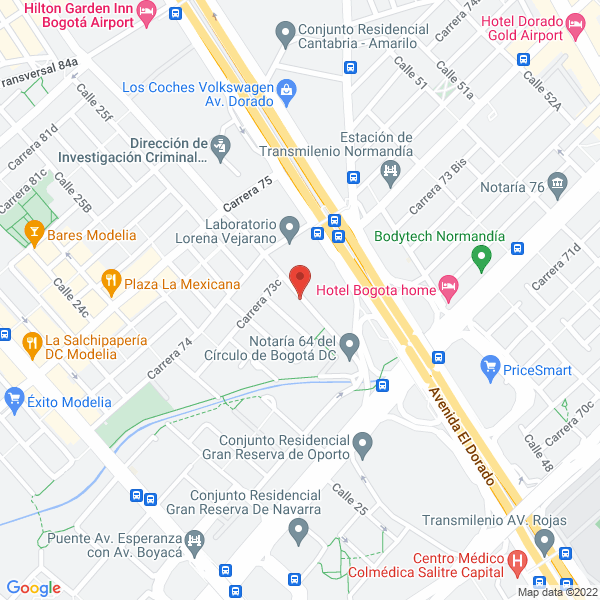 Mapa de Mega Shop T.V. Ltda.