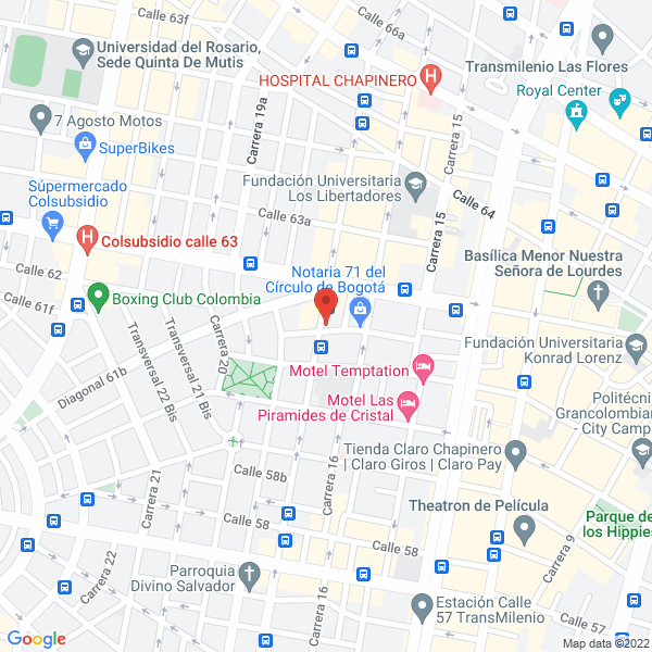 Mapa de Megacril