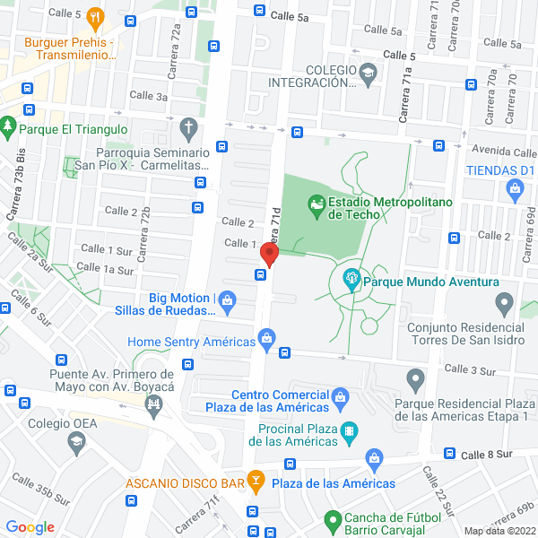 Mapa de La Cancha S.A.