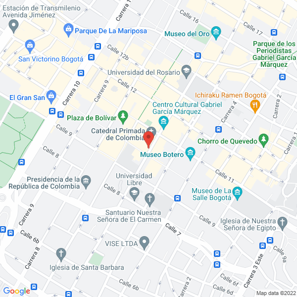 Mapa de La Cancillería Paisa Restaurante-Bar