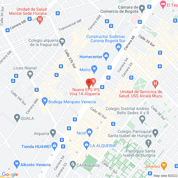 Mapa de La Casa De Las Delicias