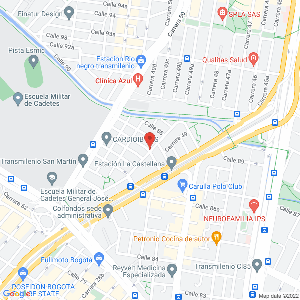Mapa de La Casa De Los Forros