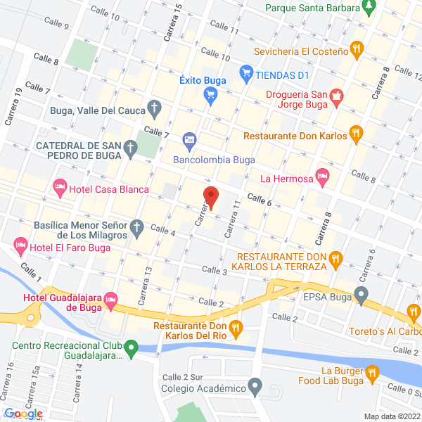 Map of La Casa Del Arte Cerámica