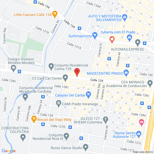Mapa de Mboxes S.A.S.