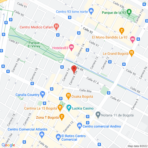 Mapa de Mc Global Operations S.A.S.