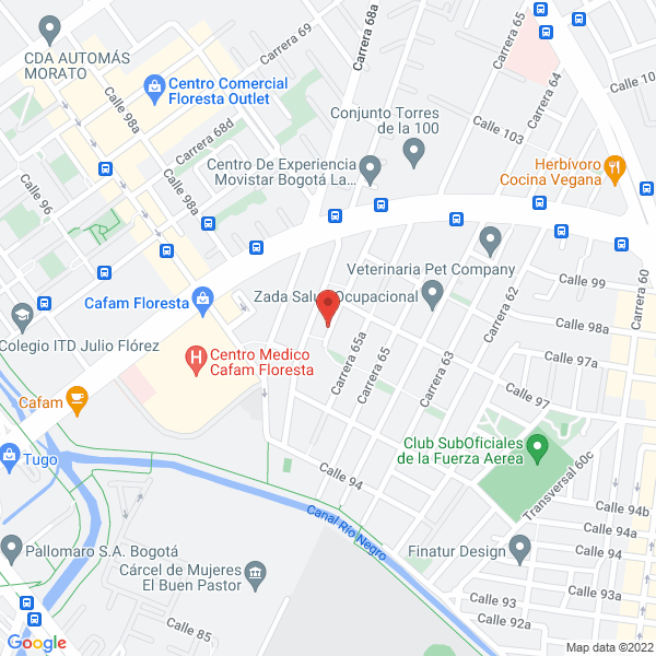 Mapa de Md Ingeniería Y Comunicaciones Ltda.