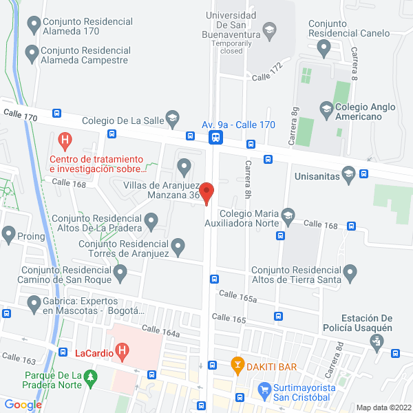 Mapa de Mcg Transportes S.A.S.