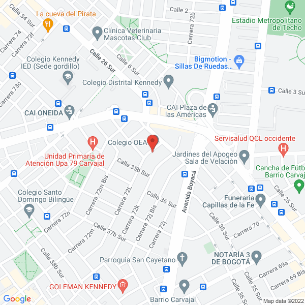 Mapa de Mecánica De Precisión Jogadí