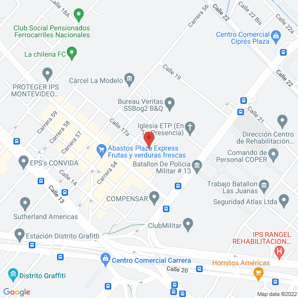 Mapa de Mecanizados Industriales Gerrey Y Cía. Ltda.