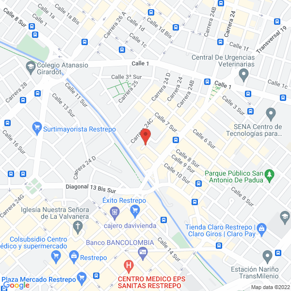 Mapa de Mecanox S.A.S.