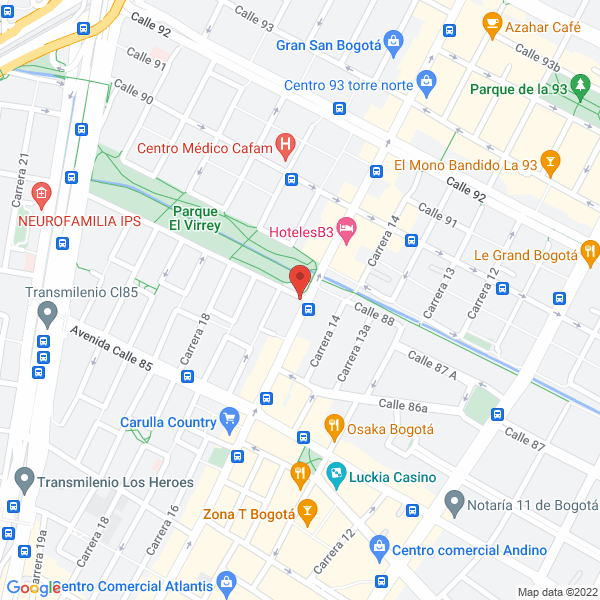 Mapa de Mantilla Silva S.A.S.