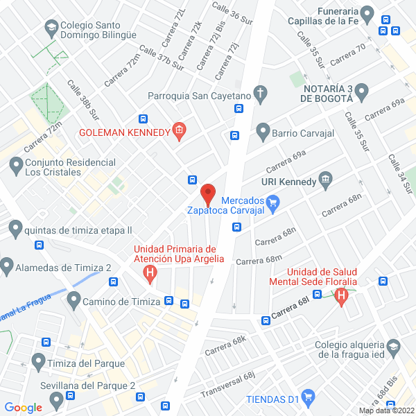 Mapa de Liderplast Ltda