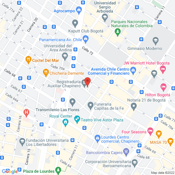 Mapa de Multinspec Ltda.