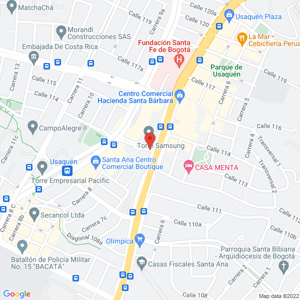 Mapa de New Lift Solutions Bv Sucursal Colombia