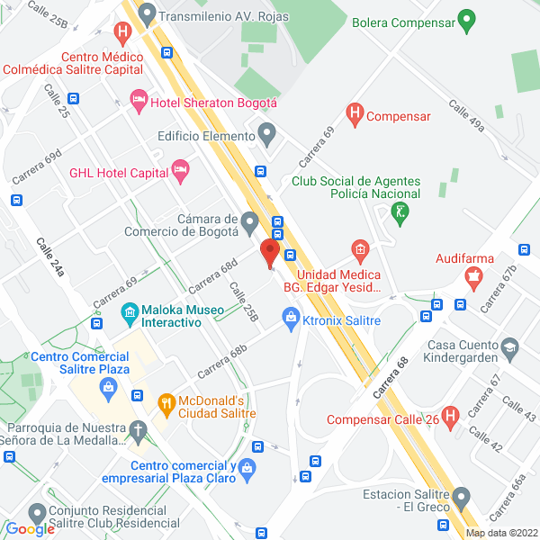 Mapa de Newton Ingeniería Ltda.