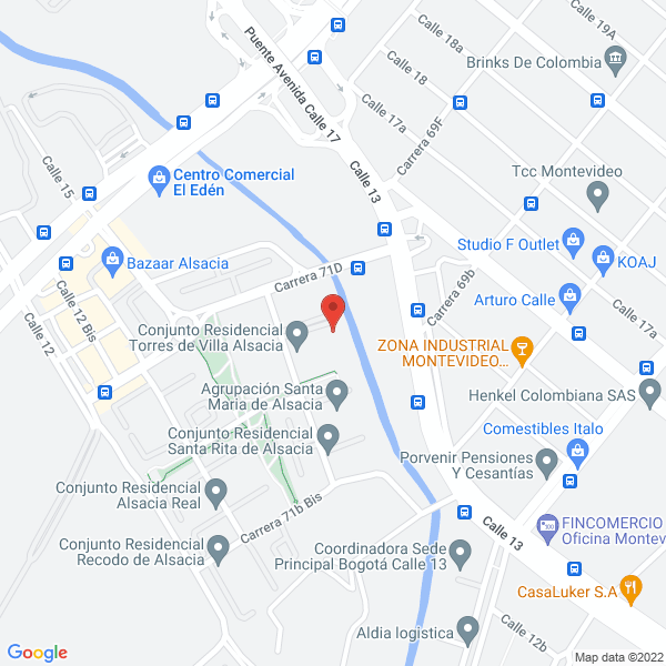 Mapa de Next Producciones Y Now Recreacion