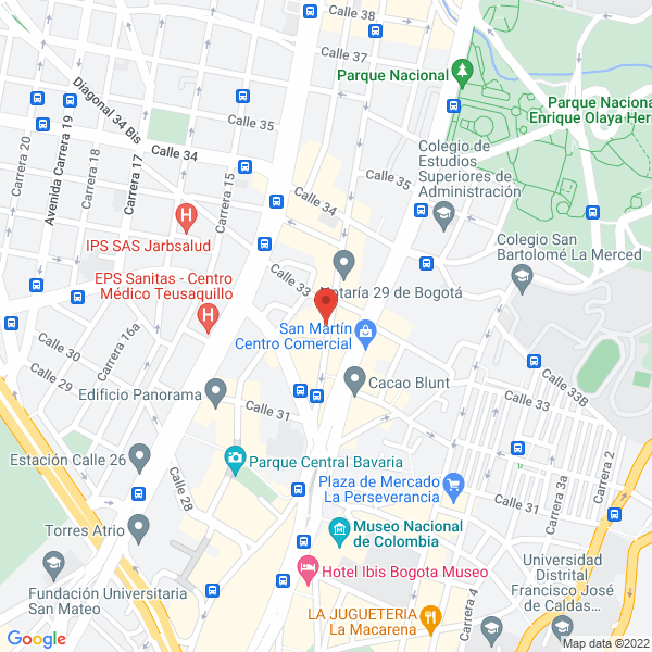 Mapa de North Way Services S.A.S.