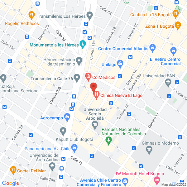 Mapa de Notaría Cuarenta