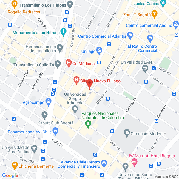 Mapa de Notaría Veinte