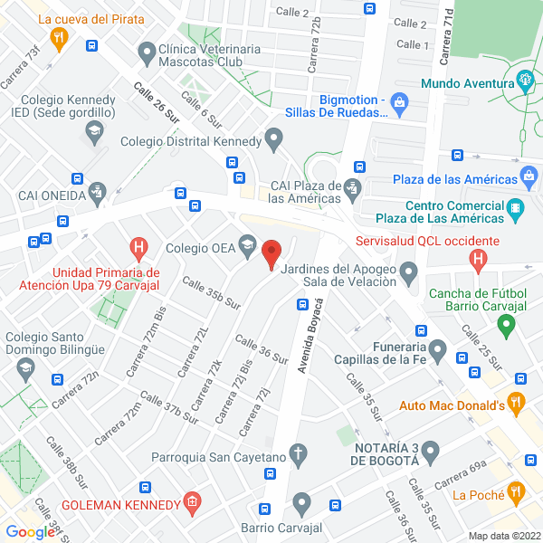 Mapa de Peletizados Plásticos