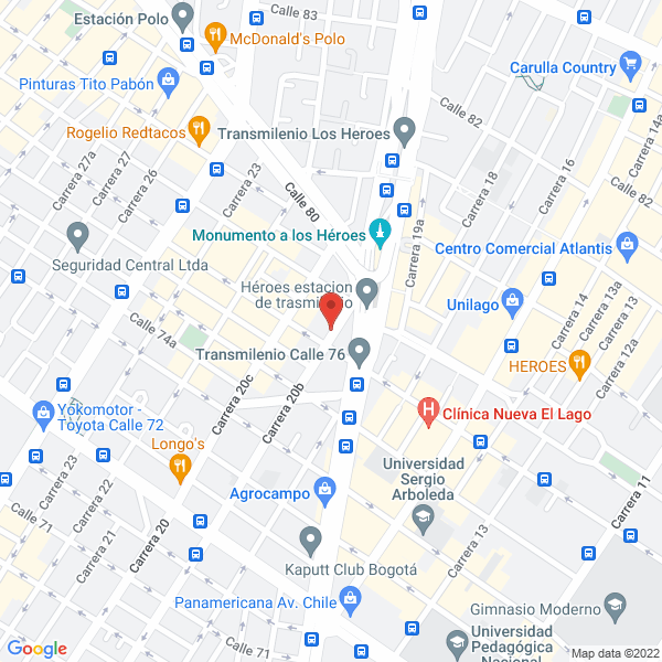 Mapa de Pellet'S La Sabana