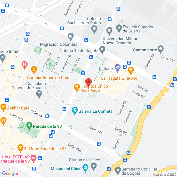 Mapa de Peluqueria Del Country