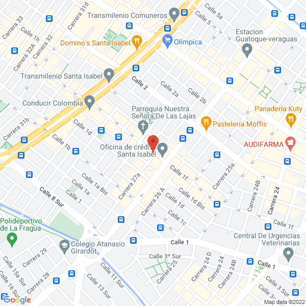 Mapa de Odontolab Ltda.