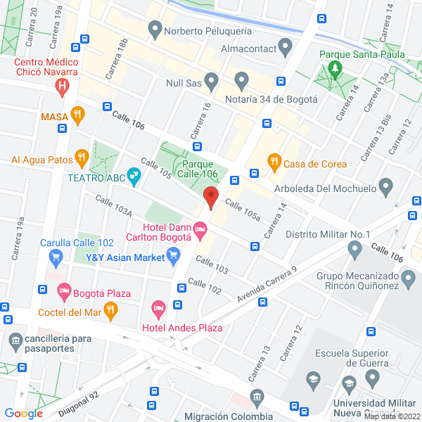 Mapa de Ogc Contadores Asociados Ltda.