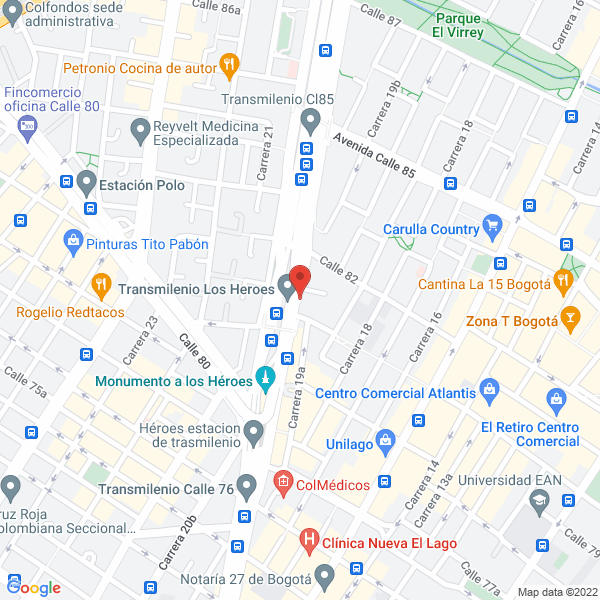 Mapa de Opin Marketing Ltda.