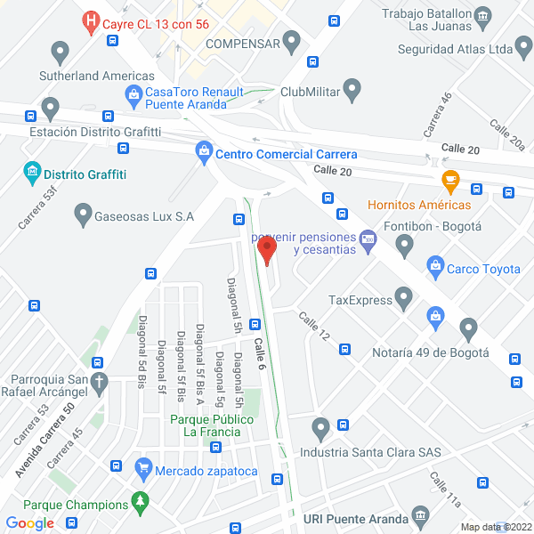 Mapa de Opinionmeter Colombia