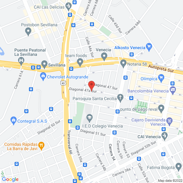 Mapa de Nc Servicio De Transporte