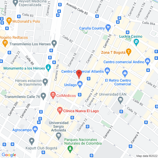 Mapa de Nitro Tecnology