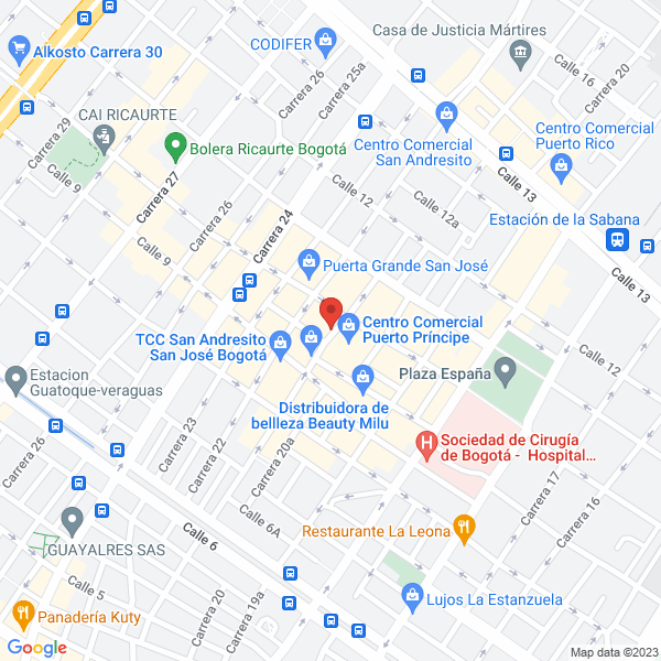 Mapa de Platería Regale