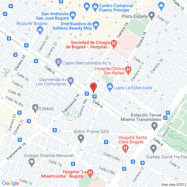 Mapa de Polarizados Internacionales G C S.A.S.
