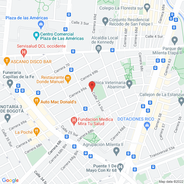 Mapa de Poliempak Ltda.