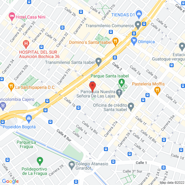 Mapa de Med Y Hos Ltda.