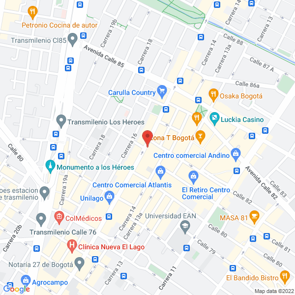 Mapa de Outsourcing Express1 S.A.S.
