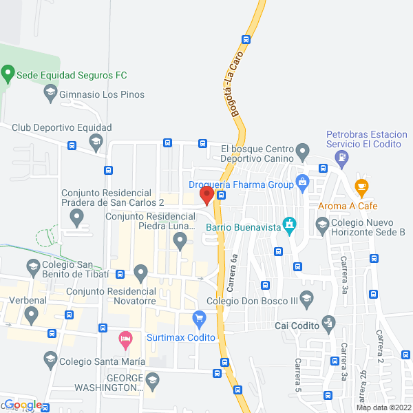 Mapa de Postres Institucionales