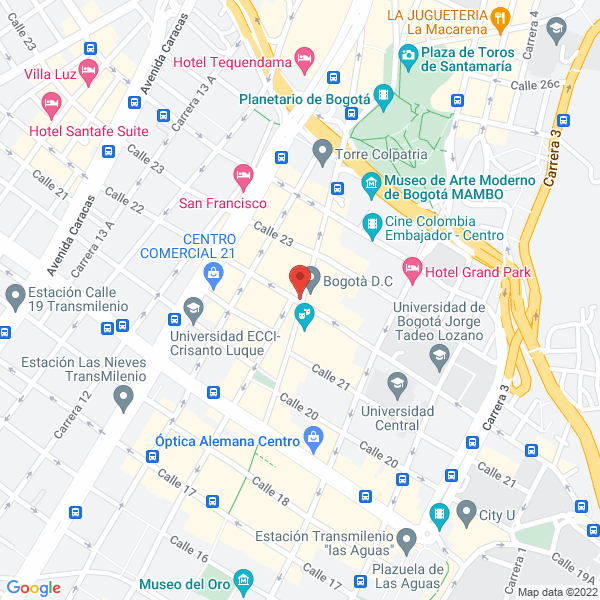 Mapa de Premium International Industries S.A.S.