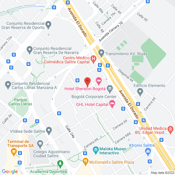Mapa de Pride Diseño S.A.S.