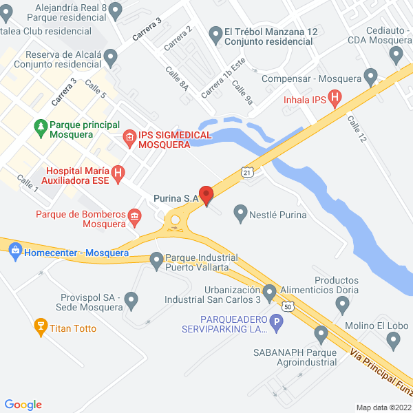 Mapa de Mejía Y Cía. S.A.