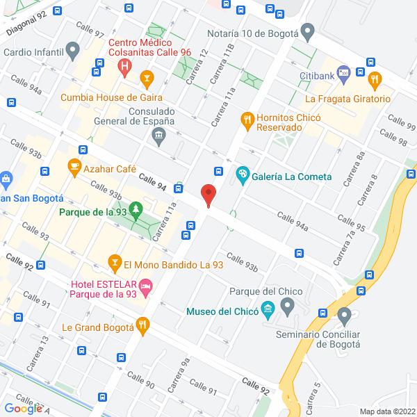 Mapa de Menfor S.A.S.