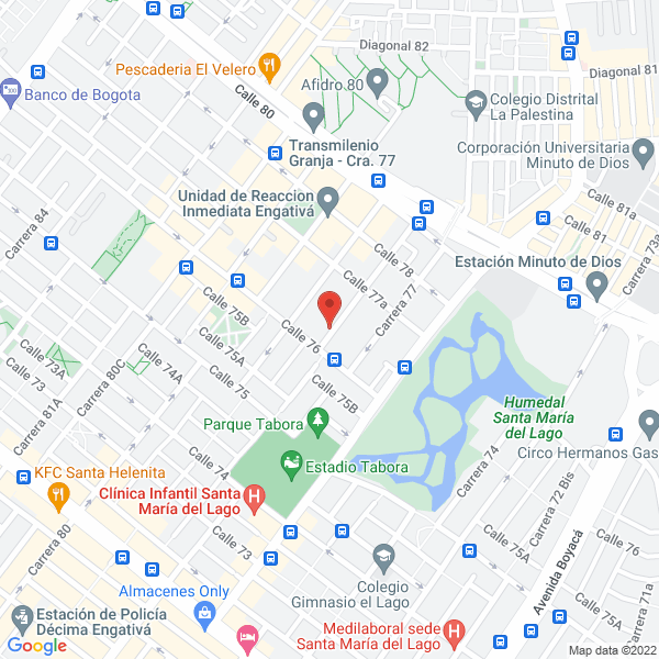 Mapa de Panadería El Sanduchón
